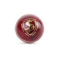 SG Bouncer Red Cricket Leather Ball (Pack of 2)
