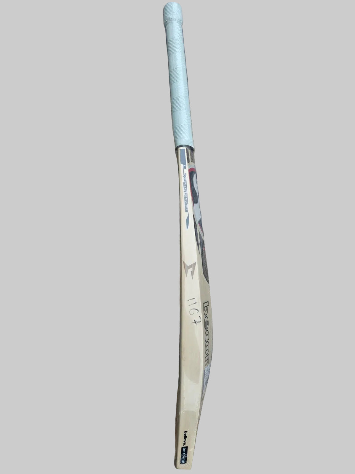 Baseball bat on a hexagonal patterned floor