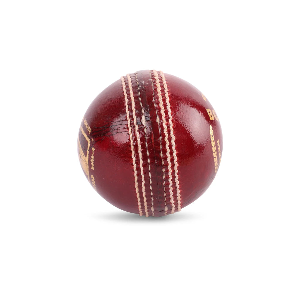 SG Bouncer Red Cricket Leather Ball (Pack of 2)