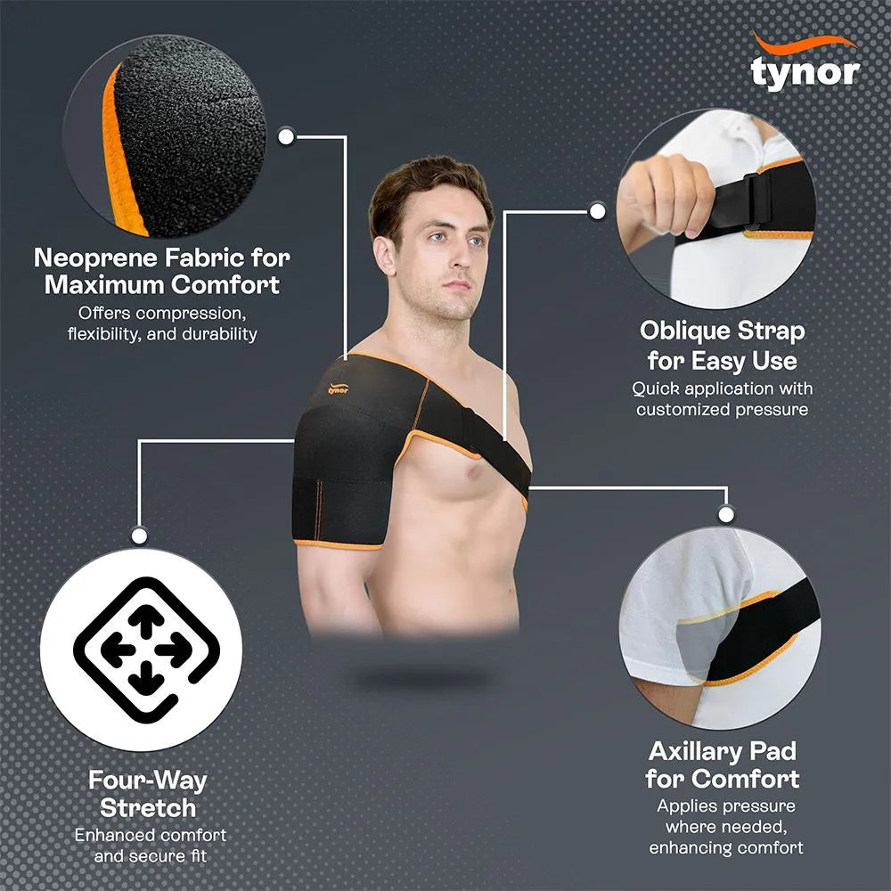Tynor Shoulder Support Double Lock (Neo)
