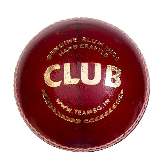SG Club Cricket Ball – Red (Pack of 1)