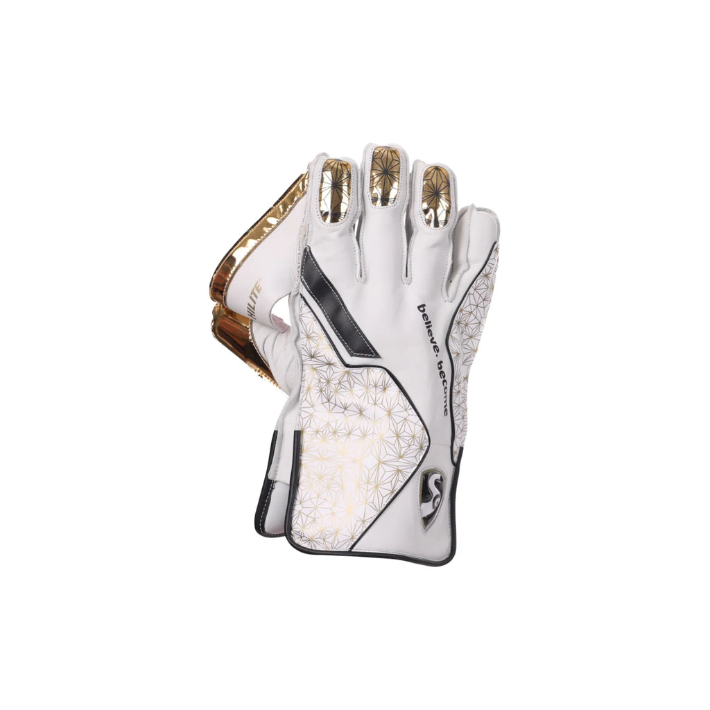 SG Hilite White Wicket Keeping Gloves