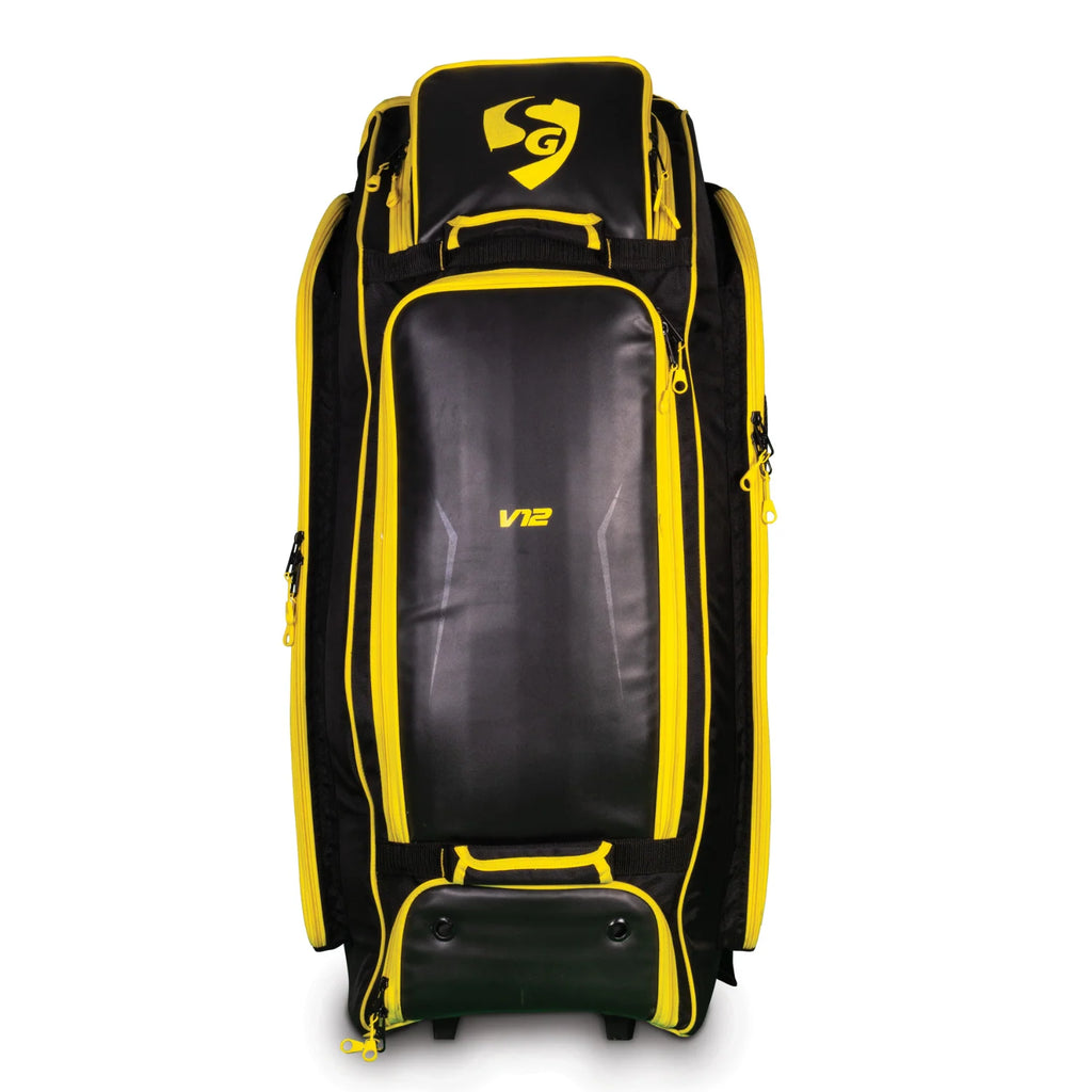 SG V12 Wheelie Duffle Cricket Kit Bag