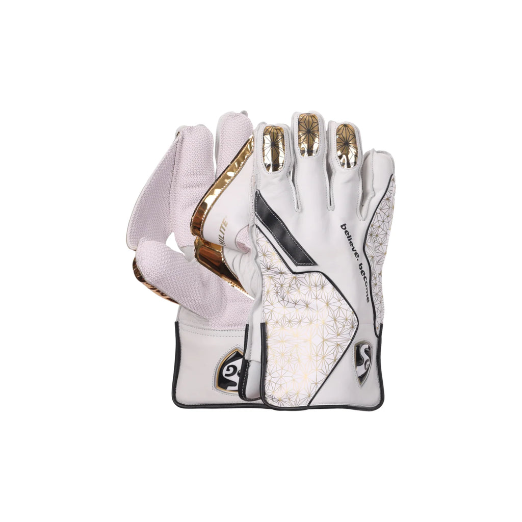SG Hilite White Wicket Keeping Gloves