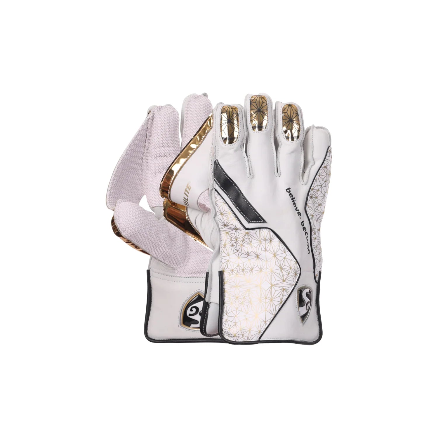 SG Hilite White Wicket Keeping Gloves