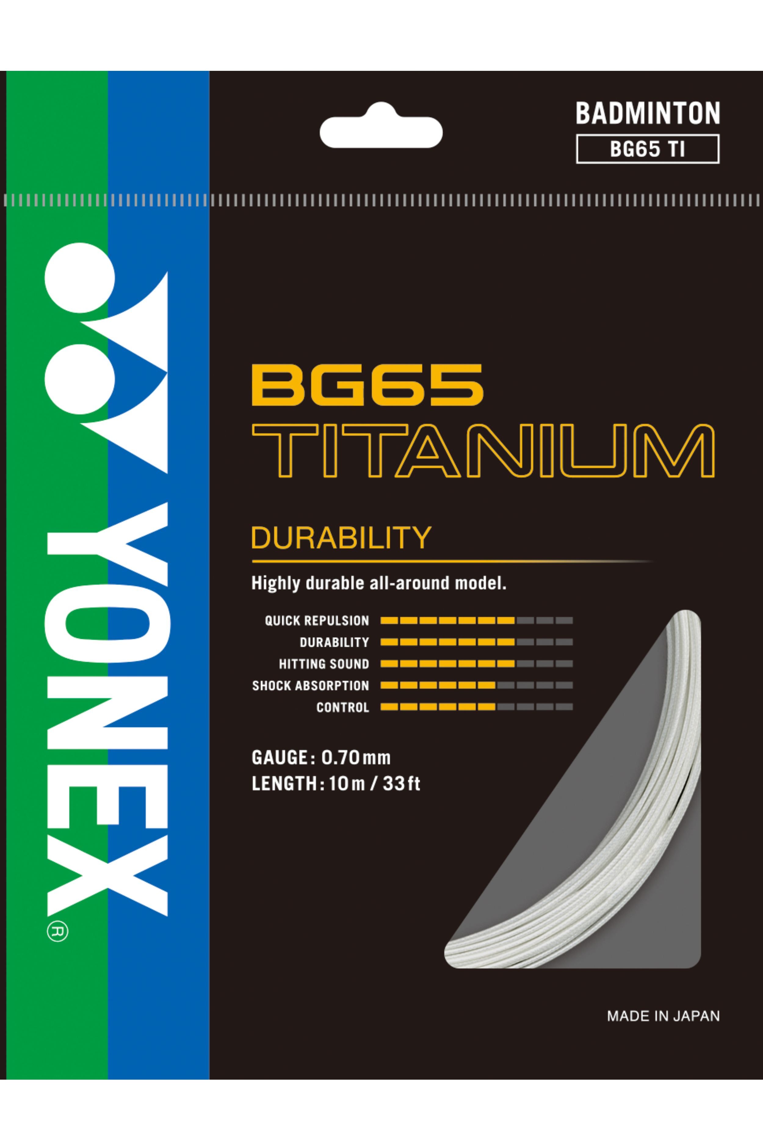 Yonex BG65 Titanium Badminton String