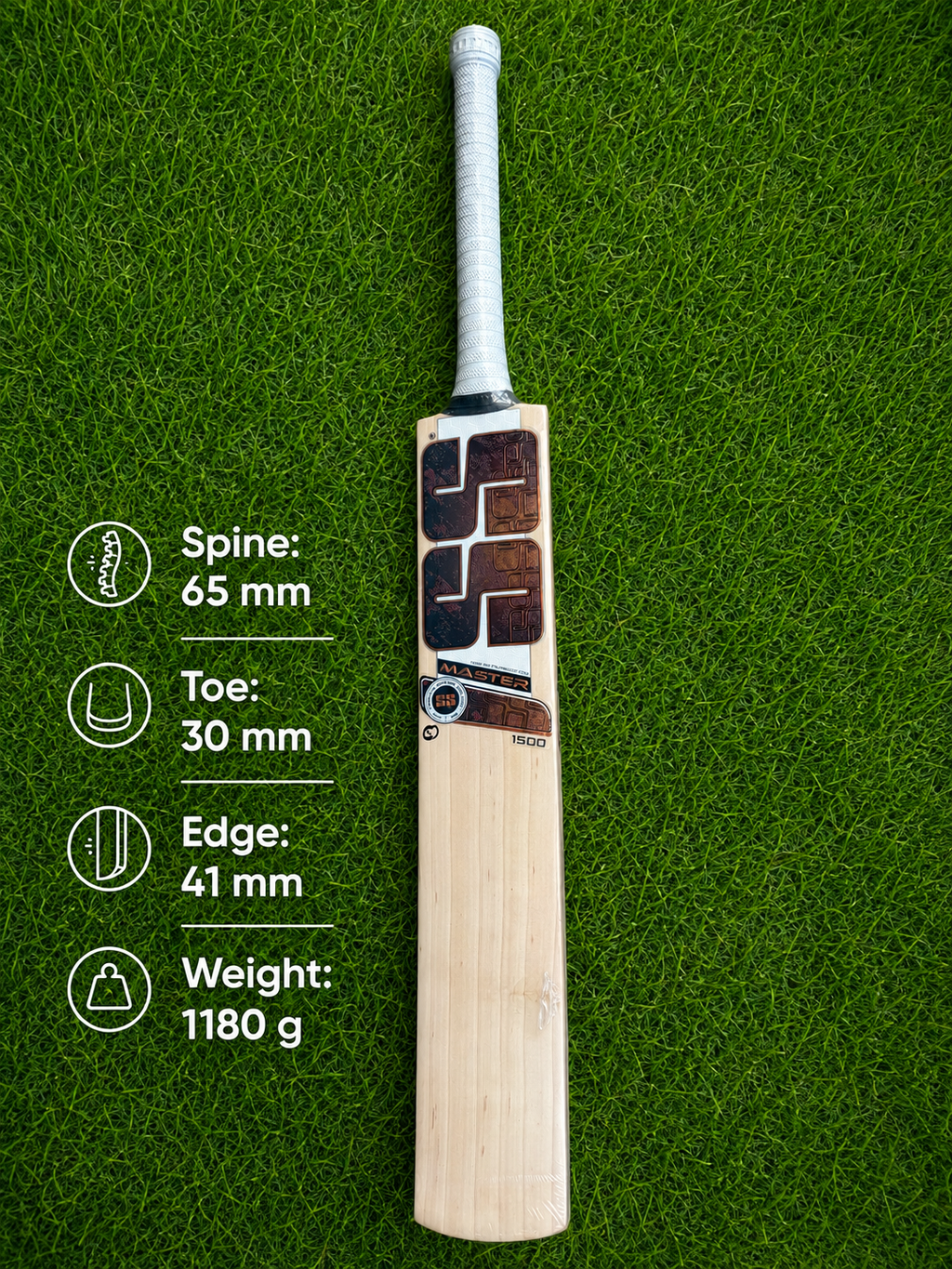 SS Master 1500 English Willow Bat 3