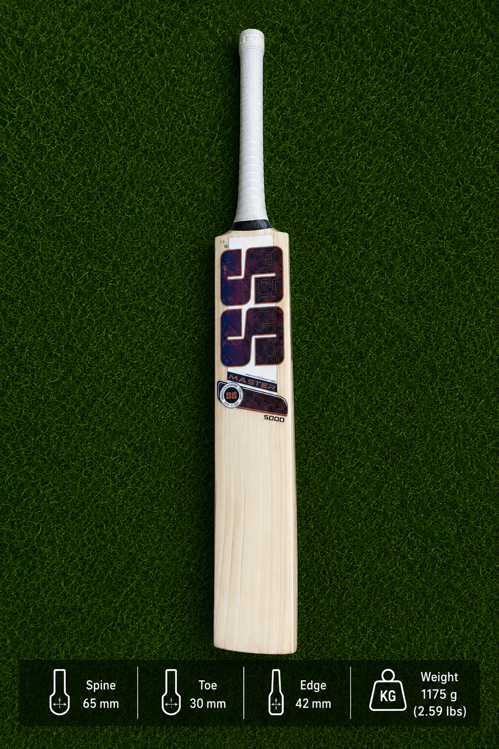 SS Master 5000 English Willow Bat 2