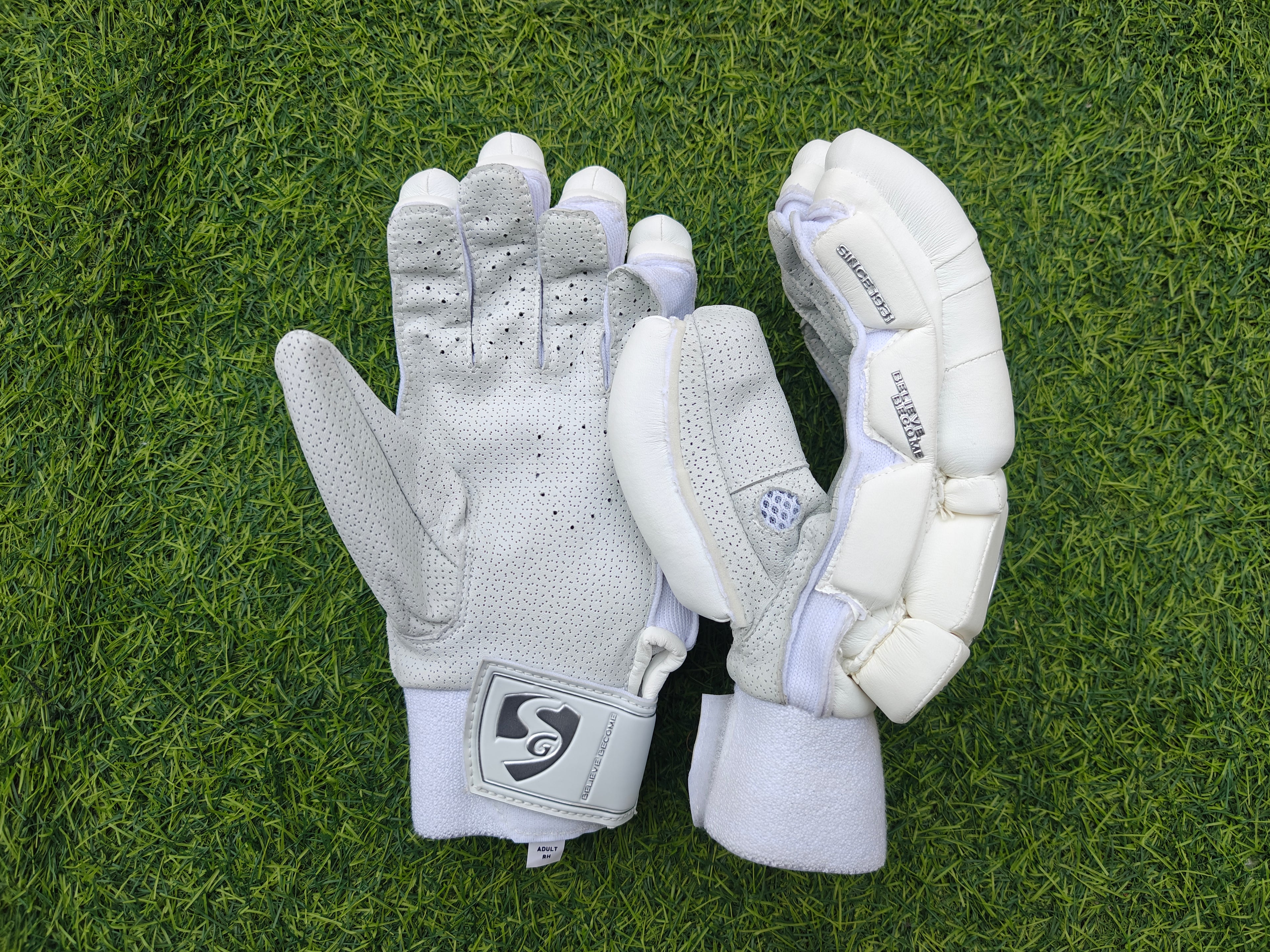 Sg Test White Batting Gloves-Rh