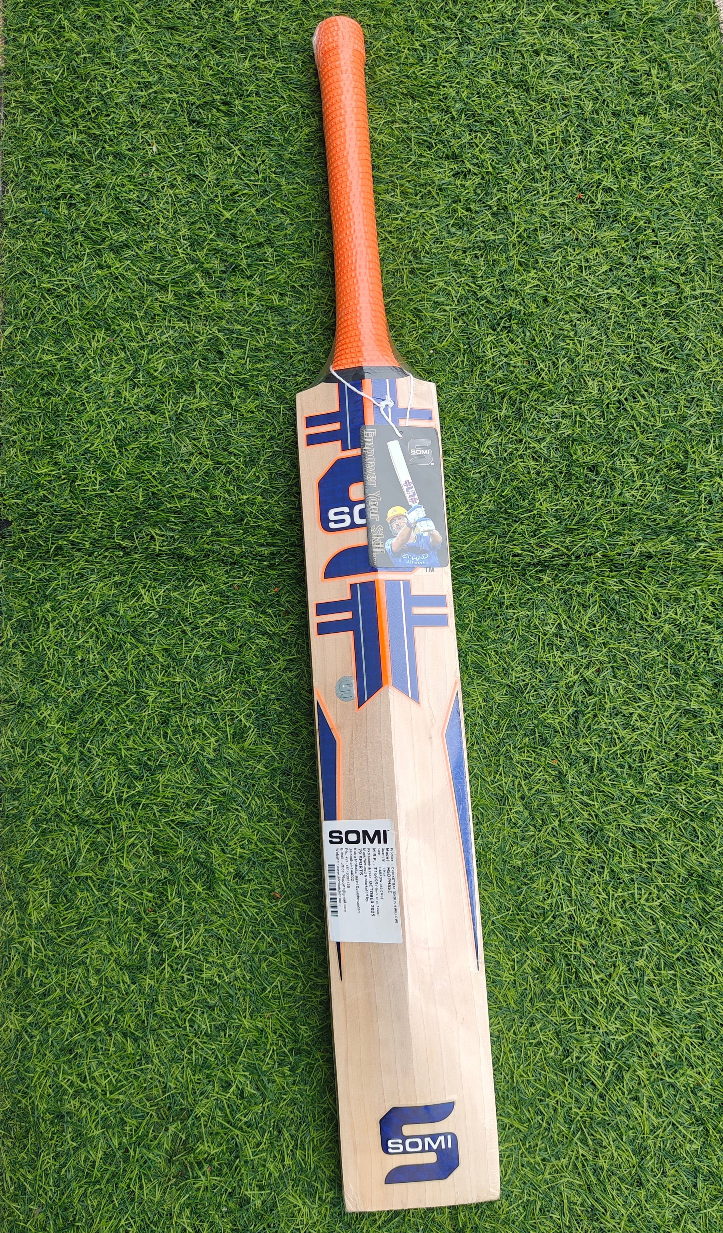 SOMI MSD PHASE ENGLISH WILLOW CRICKET BAT-HARROW