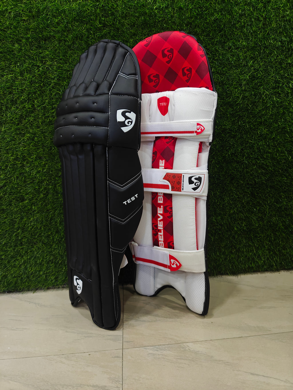 Sg Test Black Batting Legguard