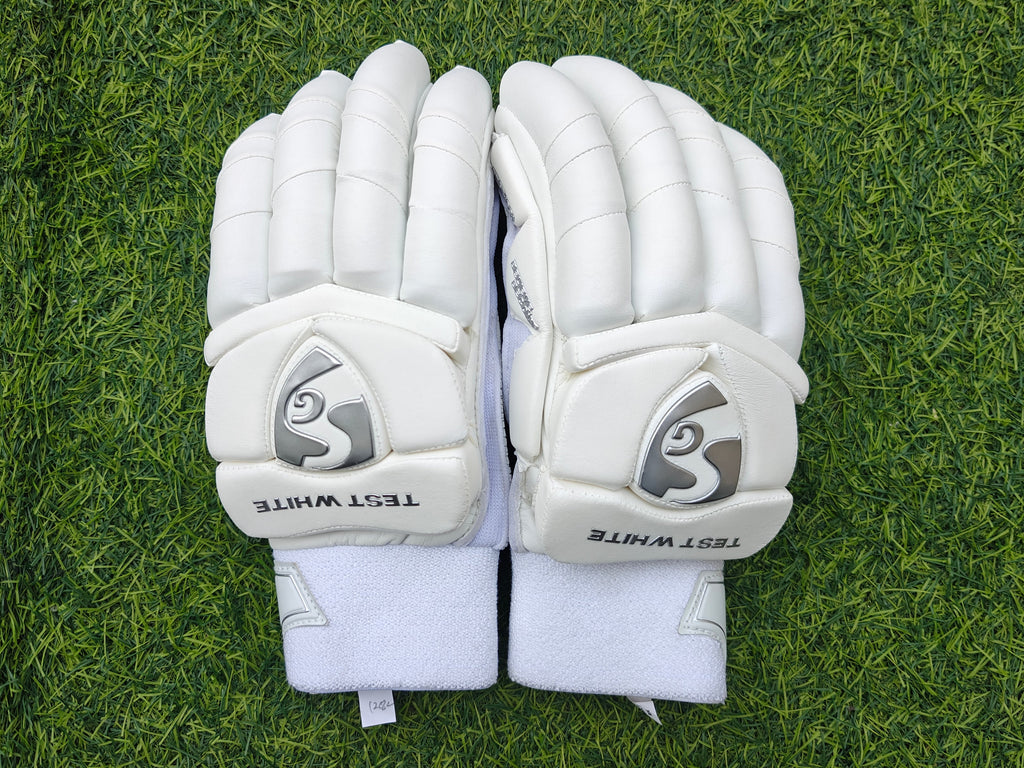 Sg Test White Batting Gloves-Rh