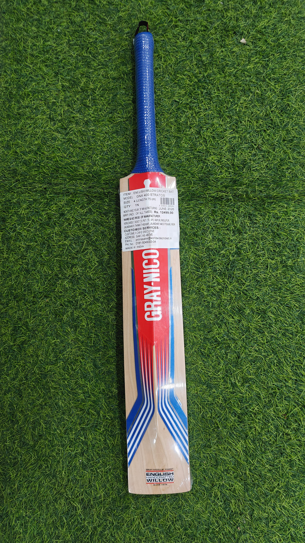 Gray-Nicolls GNX 400 STRATOS English Willow Cricket Bat-4