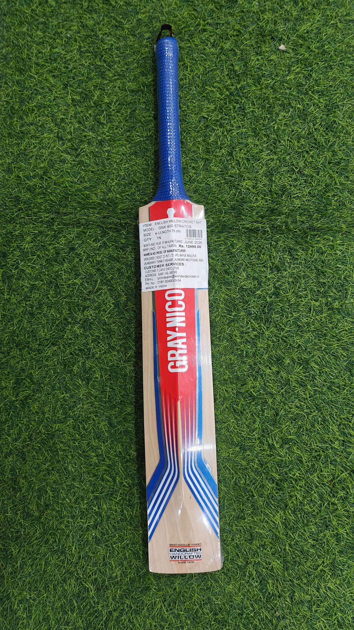 Gray-Nicolls GNX 400 STRATOS English Willow Cricket Bat-4